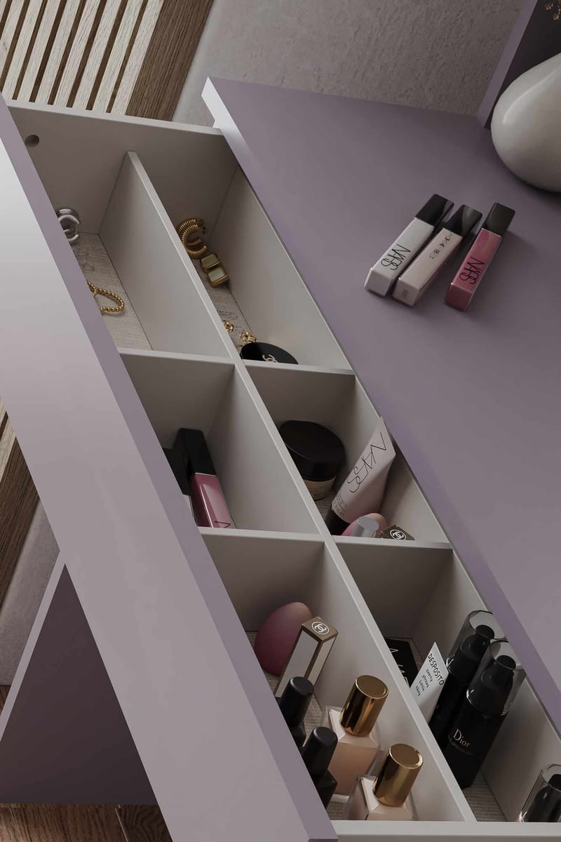 Fabrony sminkebord med speil 90 cm - Anemone - Møbler - Bord - Sminkebord & toalettbord