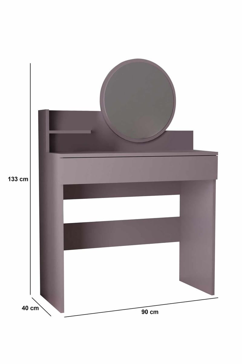 Fabrony sminkebord med speil 90 cm - Anemone - Møbler - Bord - Sminkebord & toalettbord