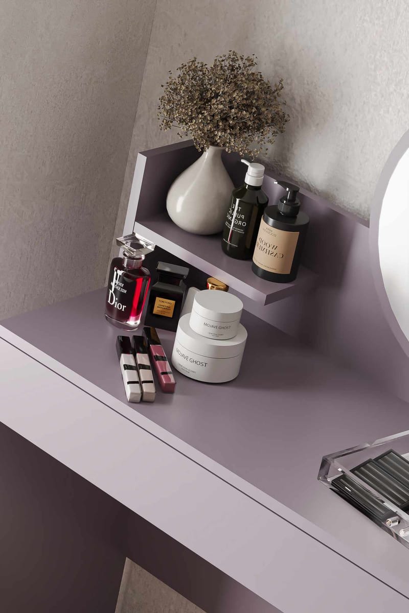 Fabrony sminkebord med speil 90 cm - Anemone - Møbler - Bord - Sminkebord & toalettbord