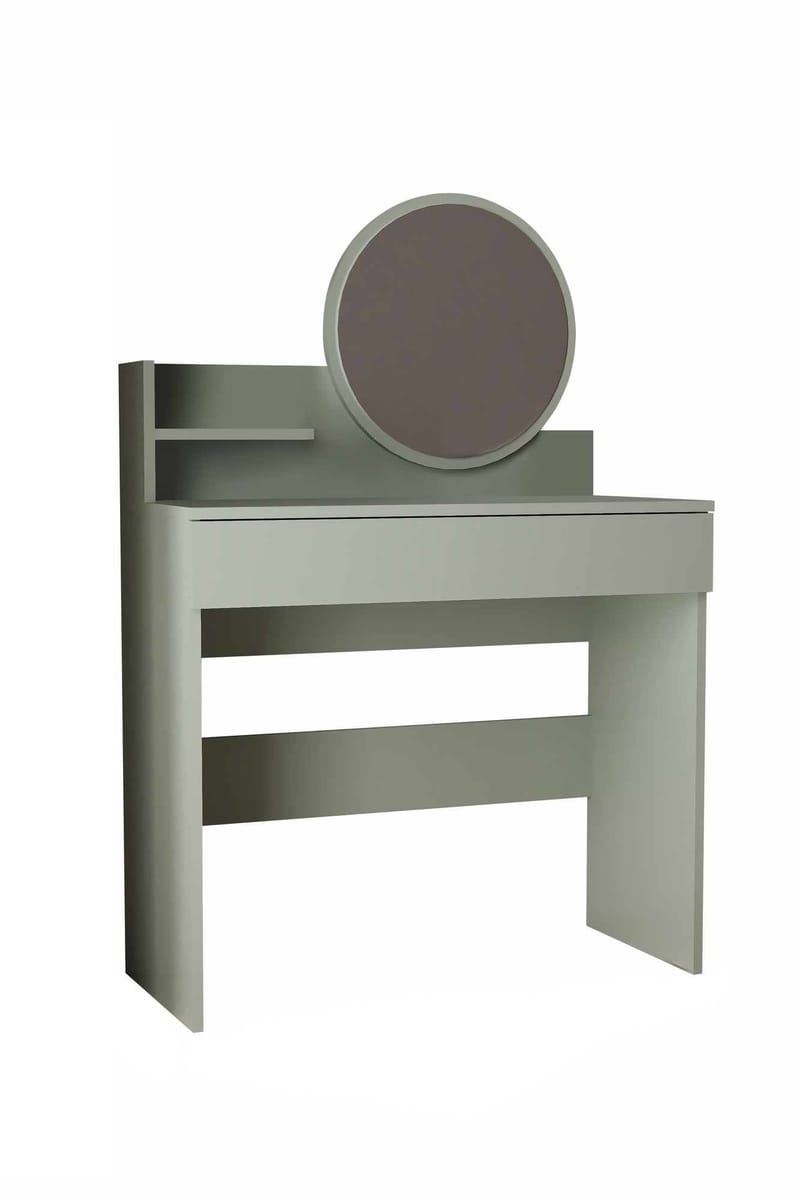 Fabrony sminkebord med speil 90 cm - Askgrønn - Møbler - Bord - Sminkebord & toalettbord