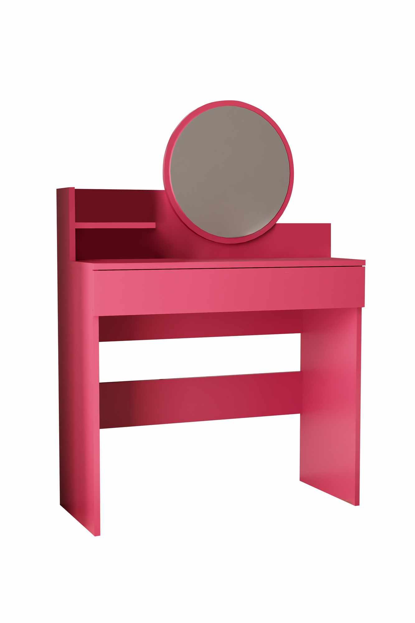 Fabrony sminkebord med speil 90 cm - Bringebær