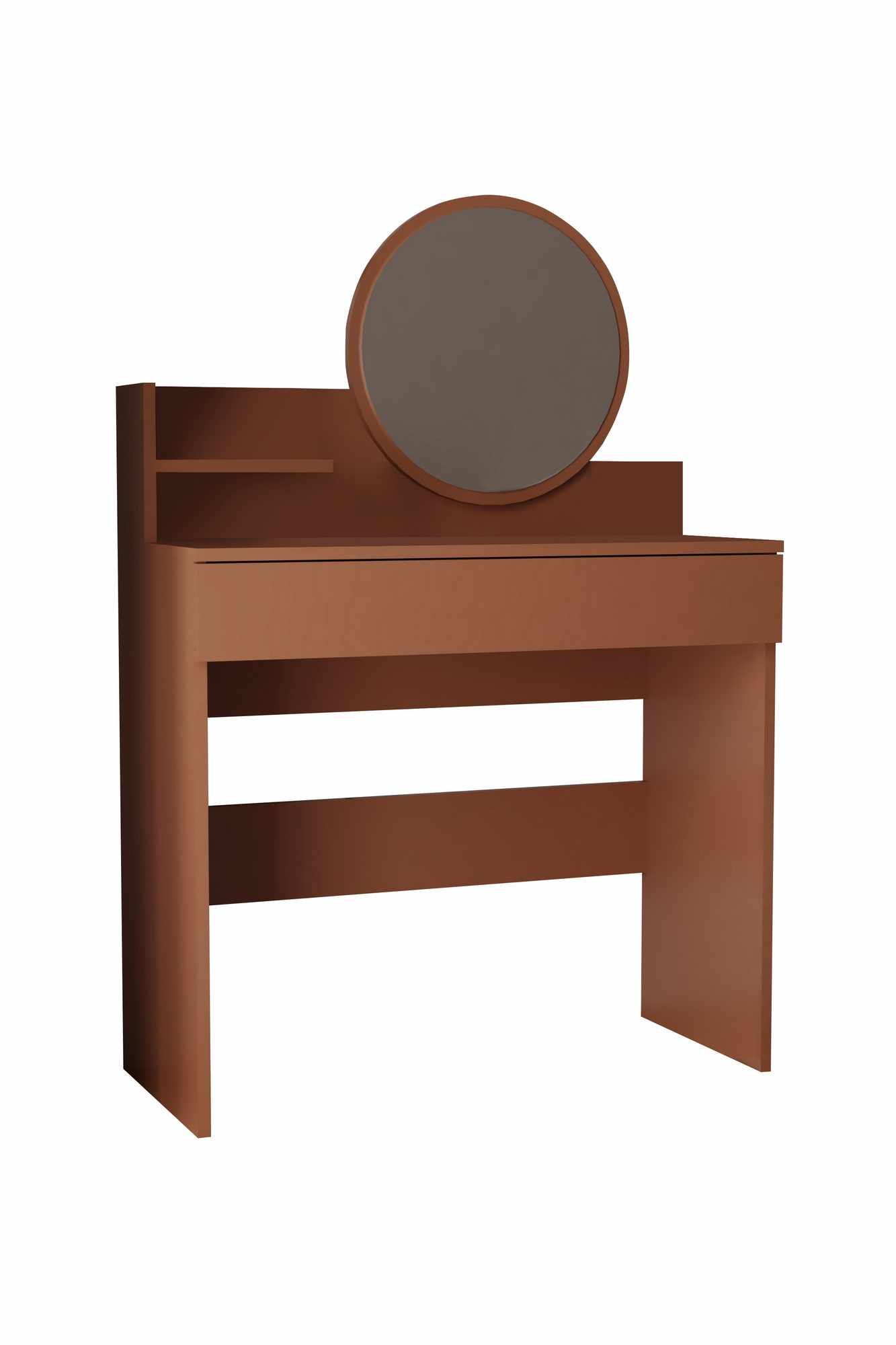Fabrony sminkebord med speil 90 cm - Sepia