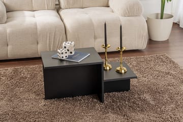 Fabrony sofabord 80x40 cm svart - Møbler - Bord - Sofabord