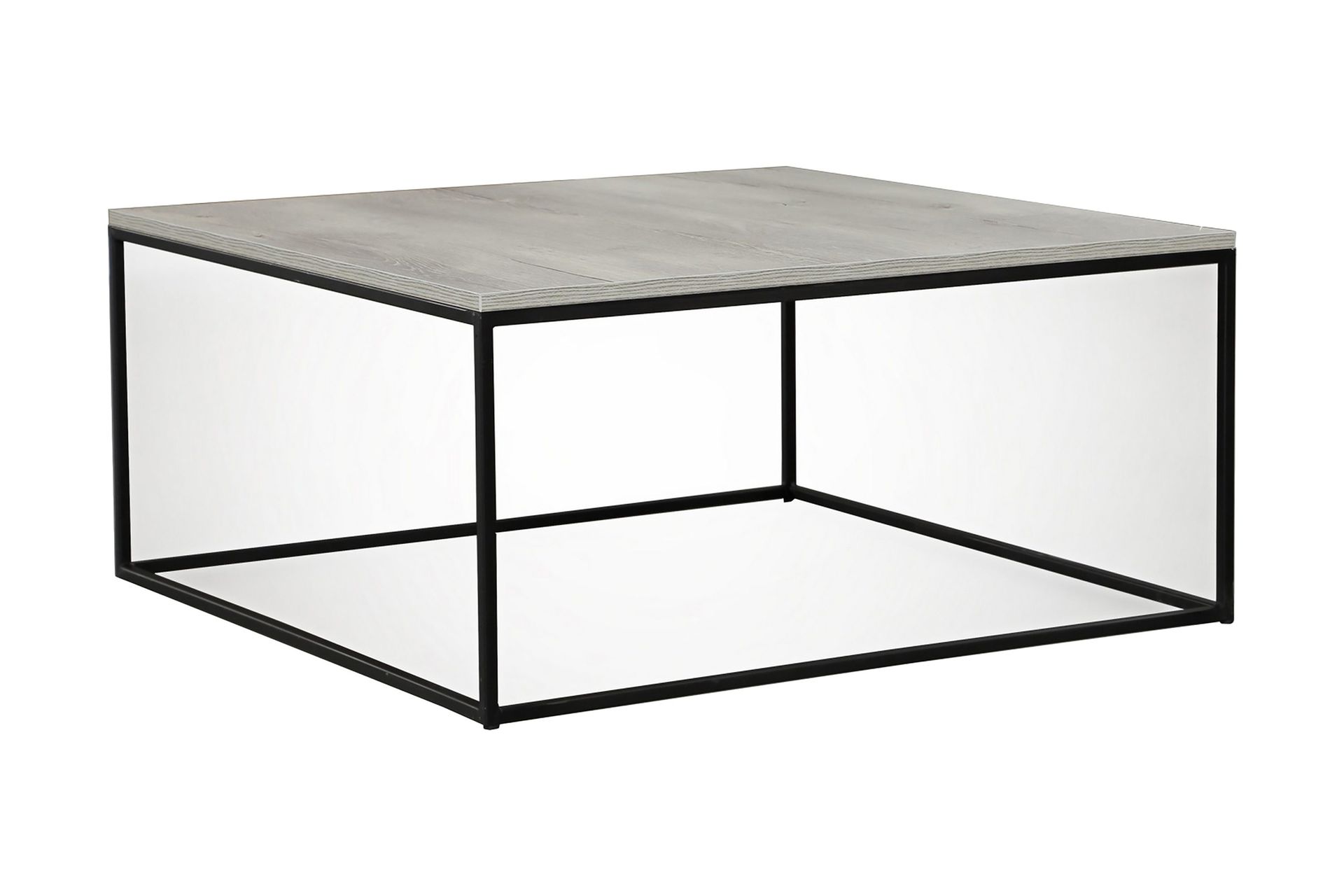 Falan Sofabord 75 cm - Grå/Svart