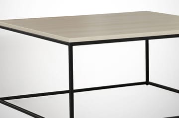 Falan Sofabord 75 cm - Hvit/Svart - Møbler - Bord - Sofabord