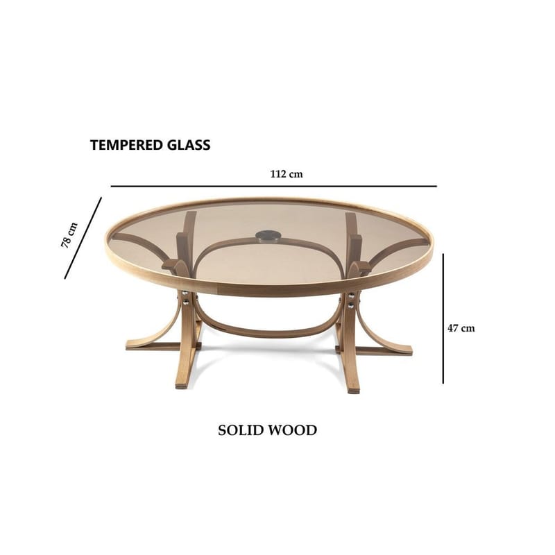 Faylin Sofabord 112 cm - Natur - Møbler - Bord - Sofabord