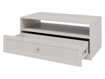 Fayric 100 cm Rektangulært Sofabord med Skuffer i Tre - Beige - Møbler - Bord - Sofabord