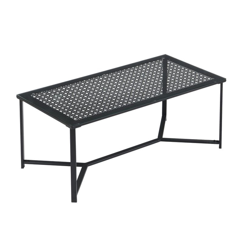 Fenara sofabord 100 cm - Gjennomsiktig og matt svart - Møbler - Bord - Sofabord