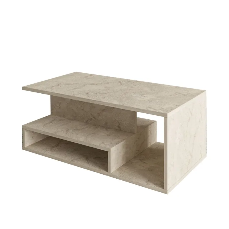 Fenlo Sofabord 90x35x44,8 cm - Travertin - Møbler - Bord - Sofabord