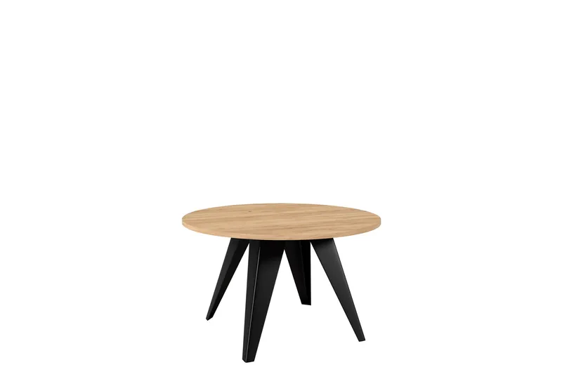 Festus Sofabord 75 cm, Svart/Beige