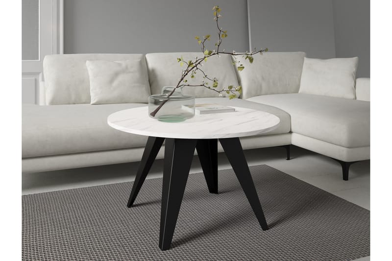 Festus Sofabord 75 cm - Svart/Grå - Møbler - Bord - Sofabord