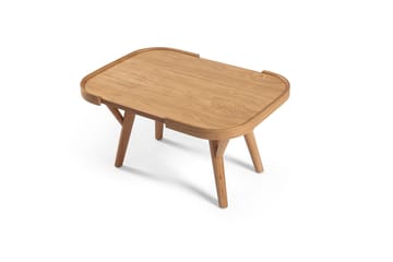 Fikret 50 cm Rektangulært Sofabord i Eik - Natur - Møbler - Bord - Sofabord