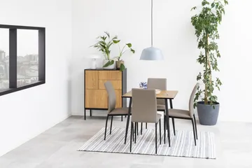 Finola Spisebord 80 cm Kvadratisk - Natur - Møbler - Bord - Spisebord & kjøkkenbord