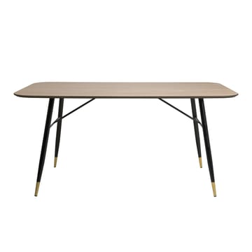 Flora Rektangulært Spisebord 160 cm i Metall og Tre med Eikeutseende - Brun - Møbler - Bord - Spisebord & kjøkkenbord
