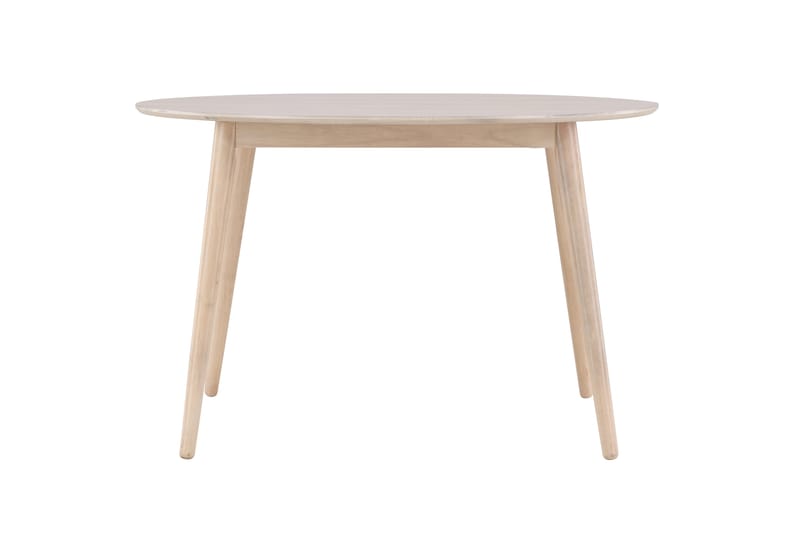 Flora Spisebord 120 cm Rundt - Hvitlasert - Møbler - Bord - Spisebord & kjøkkenbord