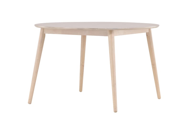 Flora Spisebord 120 cm Rundt - Hvitlasert - Møbler - Bord - Spisebord & kjøkkenbord