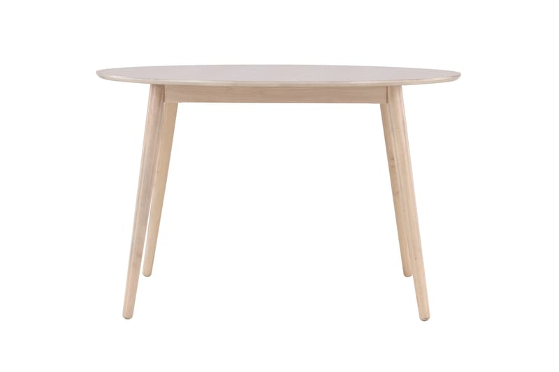 Flora Spisebord 120 cm Rundt - Hvitlasert - Møbler - Bord - Spisebord & kjøkkenbord