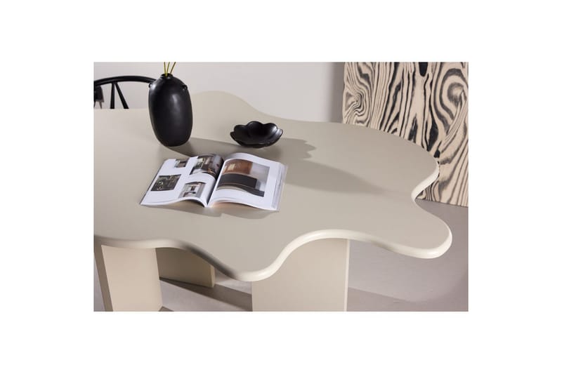 Flower Ovalt Spisebord 190 cm - Beige - Møbler - Bord - Spisebord & kjøkkenbord