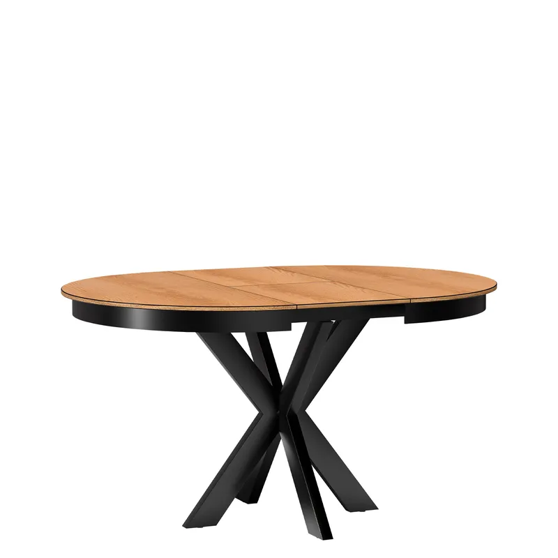 Fonti Spisebord 110 cm Rundt - Brun|svart - Møbler - Bord - Spisebord & kjøkkenbord