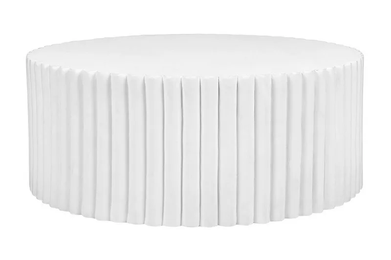 Fox Creek Sofabord 117 cm Rund, Hvit