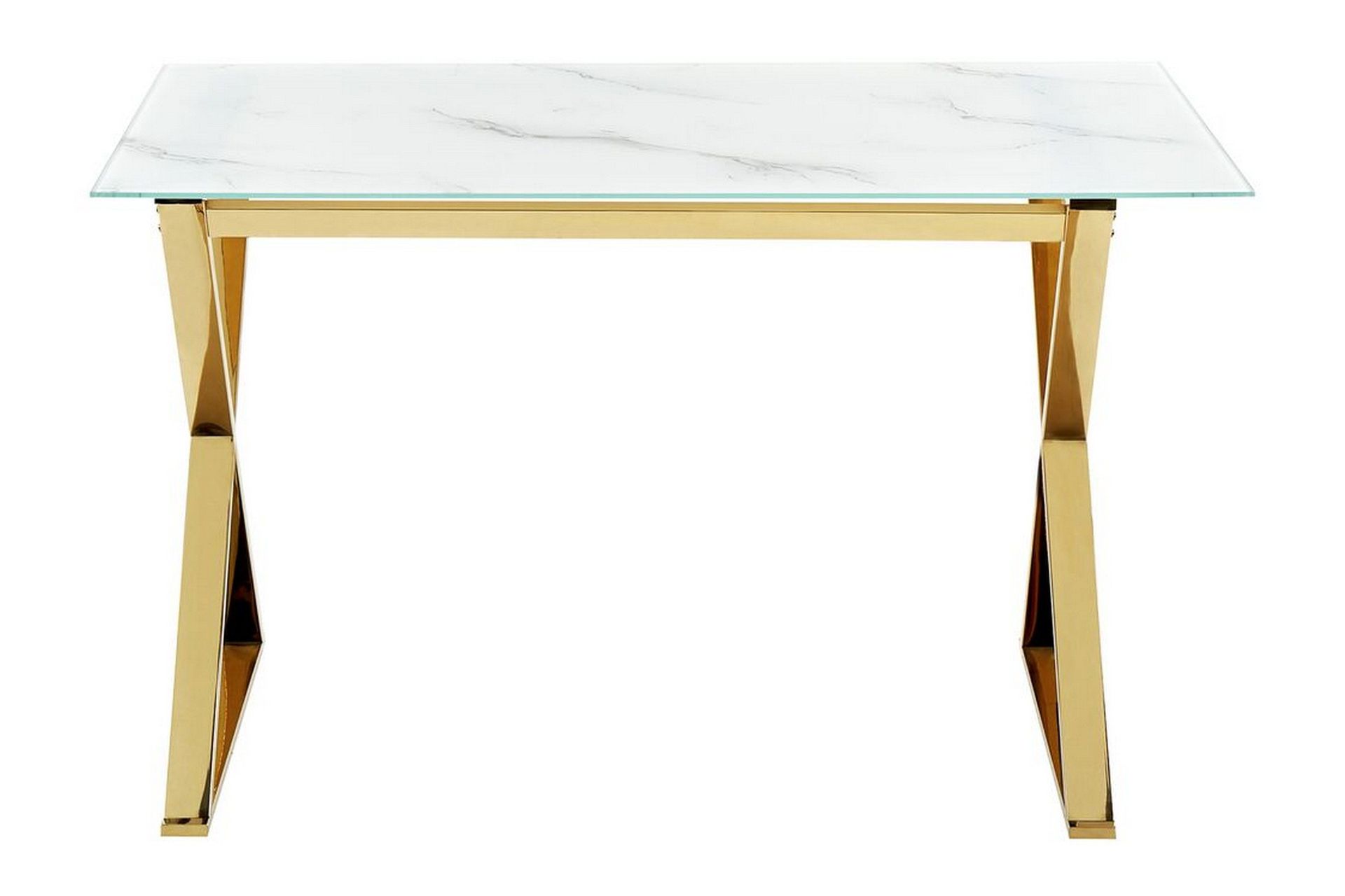 Foxter Spisebord 70x120 cm - Hvitt Gull
