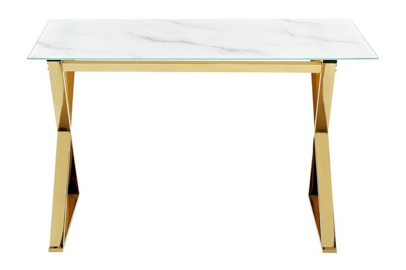 Foxter Spisebord 70x120 cm, Hvitt Gull