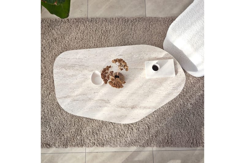 Fredrilla Sofabord 105 cm - Beige - Møbler - Bord - Sofabord