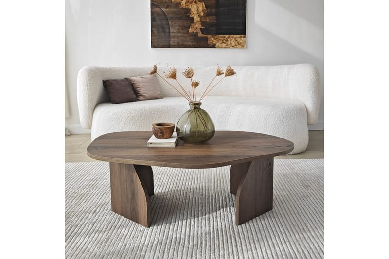 Fredrilla Sofabord 105 cm - Brun - Møbler - Bord - Sofabord