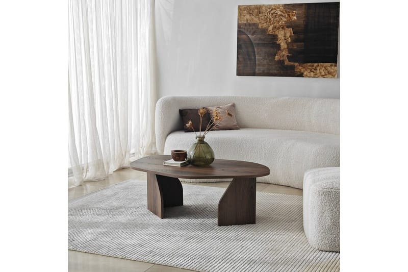 Fredrilla Sofabord 105 cm - Brun - Møbler - Bord - Sofabord