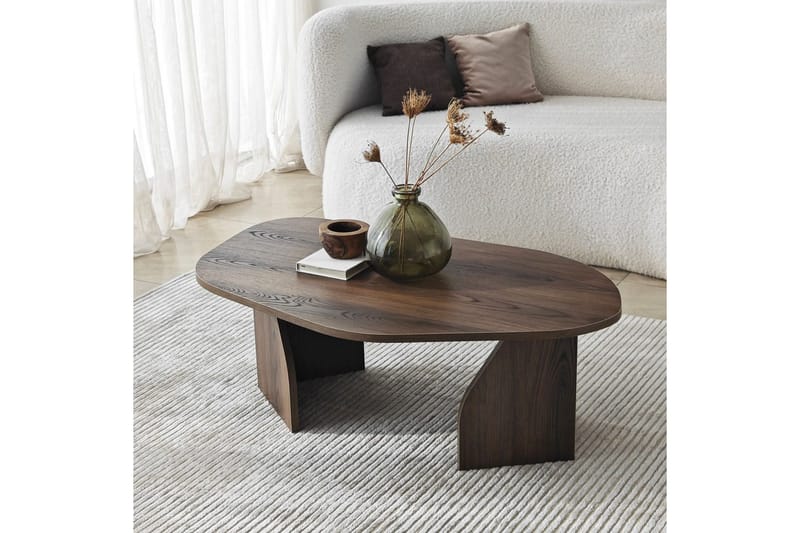 Fredrilla Sofabord 105 cm - Brun - Møbler - Bord - Sofabord
