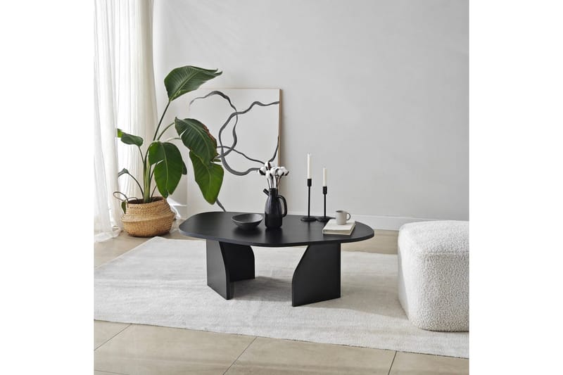 Fredrilla Sofabord 105 cm - Svart - Møbler - Bord - Sofabord