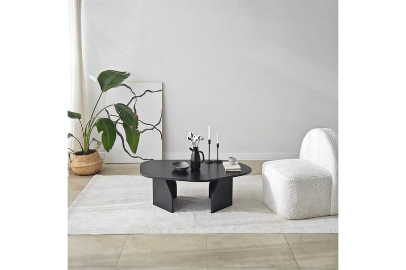 Fredrilla Sofabord 105 cm - Svart - Møbler - Bord - Sofabord