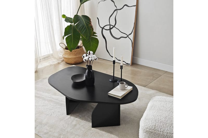 Fredrilla Sofabord 105 cm - Svart - Møbler - Bord - Sofabord