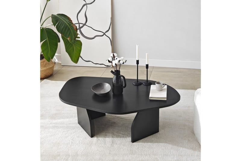 Fredrilla Sofabord 105 cm - Svart - Møbler - Bord - Sofabord