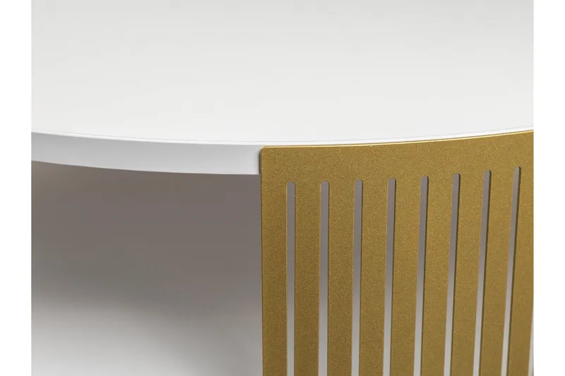 Friend Sofabord 75 cm - Gull/Svart - Møbler - Bord - Sofabord