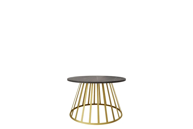 Frosty Sofabord 75 cm - Gull/Svart - Møbler - Bord - Sofabord
