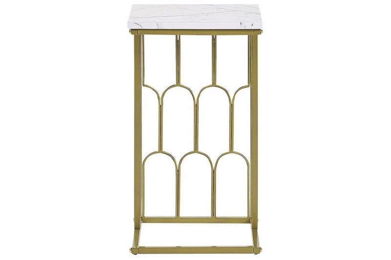Fuller Sofabord 30 cm - Hvit/Gull - Møbler - Bord - Sofabord