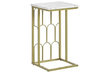 Fuller Sofabord 30 cm - Hvit/Gull - Møbler - Bord - Sofabord
