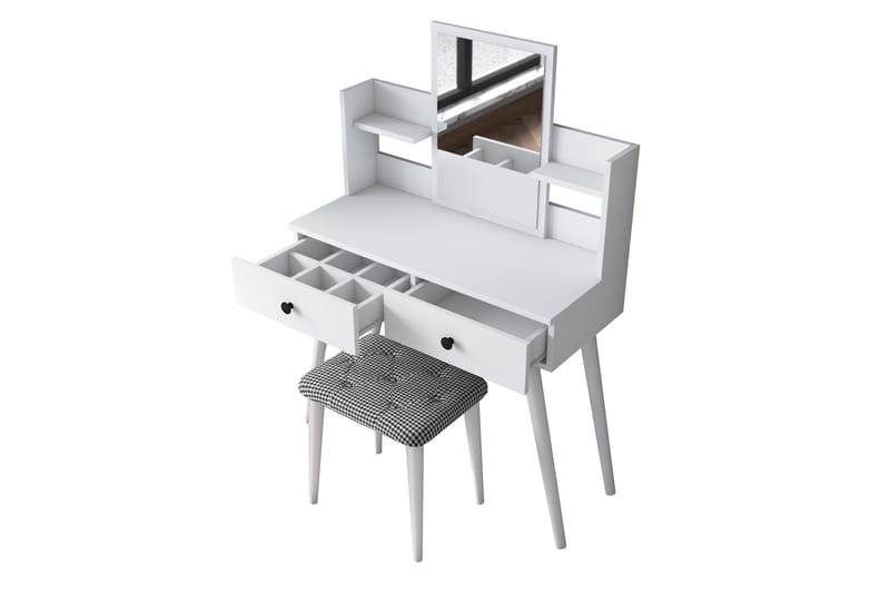 Fyodor Sminkebord 97,8 cm - Hvit - Møbler - Bord - Sminkebord & toalettbord