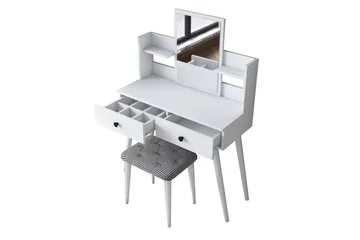 Fyodor Sminkebord 97,8 cm - Hvit - Møbler - Bord - Sminkebord & toalettbord