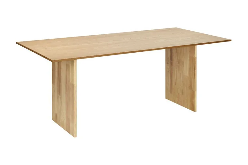 Fyrsil Spisebord 90 cm Rektangulært, Lyst tre