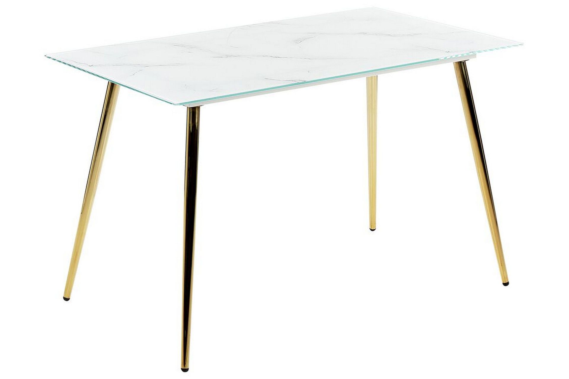Gabriela Spisebord 70x120 cm - Hvitt Gull