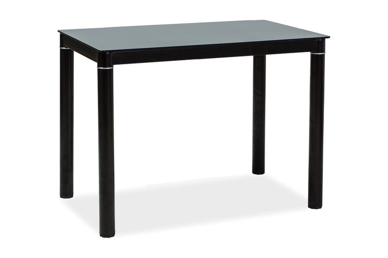 Galan Spisebord 100 cm - Glass/Svart - Spisebord & kjøkkenbord