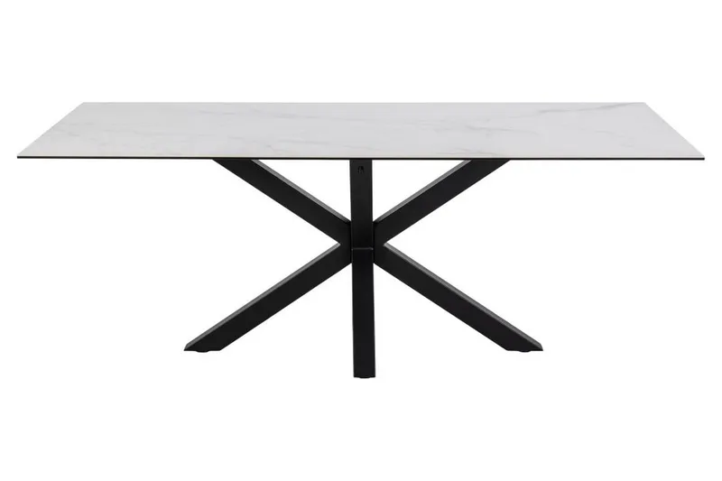 Ganesh Spisebord 100 cm Rektangulært - Hvit - Møbler - Bord - Spisebord & kjøkkenbord