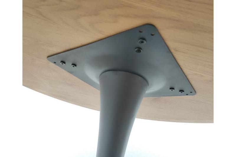 Gibran Spisebord 100 cm Rundt - Svart/Beige - Møbler - Bord - Spisebord & kjøkkenbord