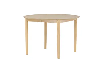 Gilda Rundt Spisebord 110 cm med Tre- og Eikeutseende - Whitewash - Møbler - Bord - Spisebord & kjøkkenbord