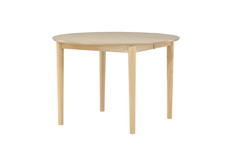 Gilda Rundt Spisebord 110 cm med Tre- og Eikeutseende - Whitewash - Møbler - Bord - Spisebord & kjøkkenbord