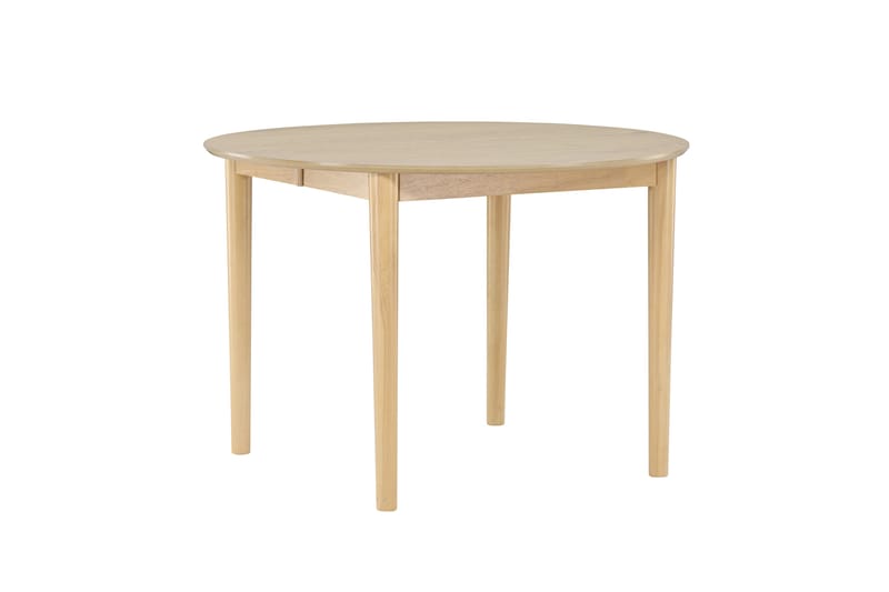 Gilda Spisebord 110 cm Rundt - Hvitlasert - Møbler - Bord - Spisebord & kjøkkenbord