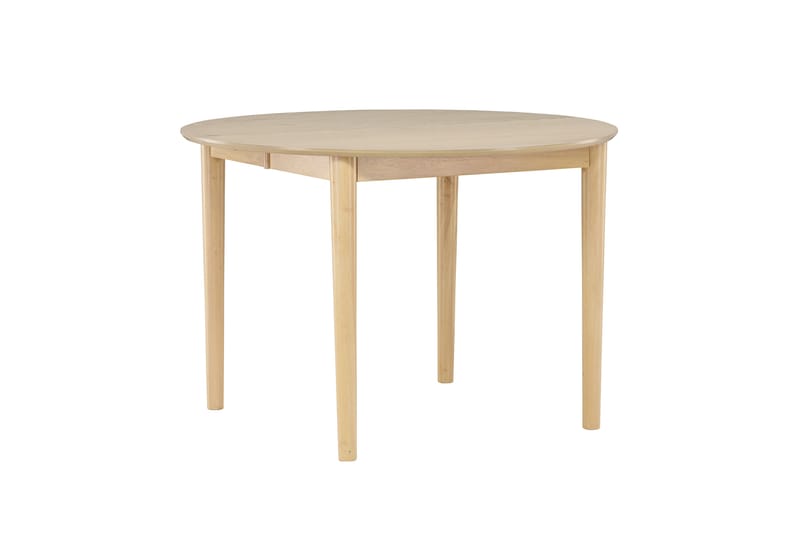 Gilda Spisebord 110 cm Rundt - Hvitlasert - Møbler - Bord - Spisebord & kjøkkenbord