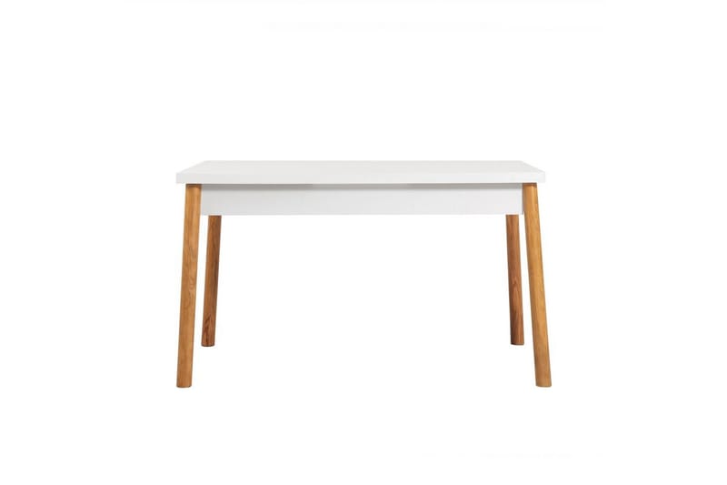 Glasnevin Spisegruppe Rektangulær - Hvit/Brun - Møbler - Bord - Spisegrupper